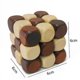 thumbnail image 4 of Juguete de madera cubo retorcido rompecabezas de madera 3D - juego de lógica de guillotina. Rompecabezas 3D para niños, adultos y adolescentes. Regalos para hombres, 4 of 5