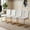 White+Gold, variant on The Iron Hearth Compact Modern, for Living Room, Strong Load-Bearing Capacity, Distinctive Arched Leg Design, Thickened Metal Tube Base