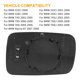 thumbnail image 2 of Coche Retrovisor Espejo Vidrio Calentado con Soporte Placa Conductor Lado, 2 of 7