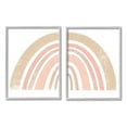 thumbnail image 4 of Stupell Industries Abstract Pink Neutral Kid's Rainbow Arches Striped Patterns, 16 x 20, Design by Daphne Polselli, 4 of 5