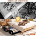 thumbnail image 4 of Zapatera Bajo Cama con Ruedas, organizador de zapatos bajo cama con Asas y Ventana Transparente, almacenamiento bajo cama de Gran Capacidad para Ropa y Edredones, Zapatera Organizador, 4 of 4