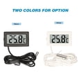 thumbnail image 4 of Aquarium , Fish Tank Temperature Gauge, LCD  for Refrigerator, Reptile Incubator, Greenhouse With Probe, Real Time Monitor, Marine, Fast Measuring, 4 of 7