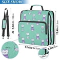 thumbnail image 3 of Zipper Binder Sweater Cat 1.5 Inch Binder Folder Bag with Shoulder Strap and Handle, 3 of 8