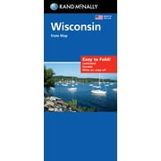 Rand McNally Easy to Fold: Wisconsin State Laminated Map (Paperback)