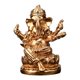 thumbnail image 1 of Estatua del Señor Ganesha Figura de Ganesha Artesanía Obra de Arte Adorno Escultura de Buda Oro 47 x 42 x 6 cm, 1 of 9