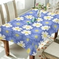 thumbnail image 4 of Coolnut Daisy Flower Tablecloth 60"x108", Waterproof Washable Polyester Square Table Cover, Durable Tablecloth for Kitchen Dining Table Party Decor, 4 of 7