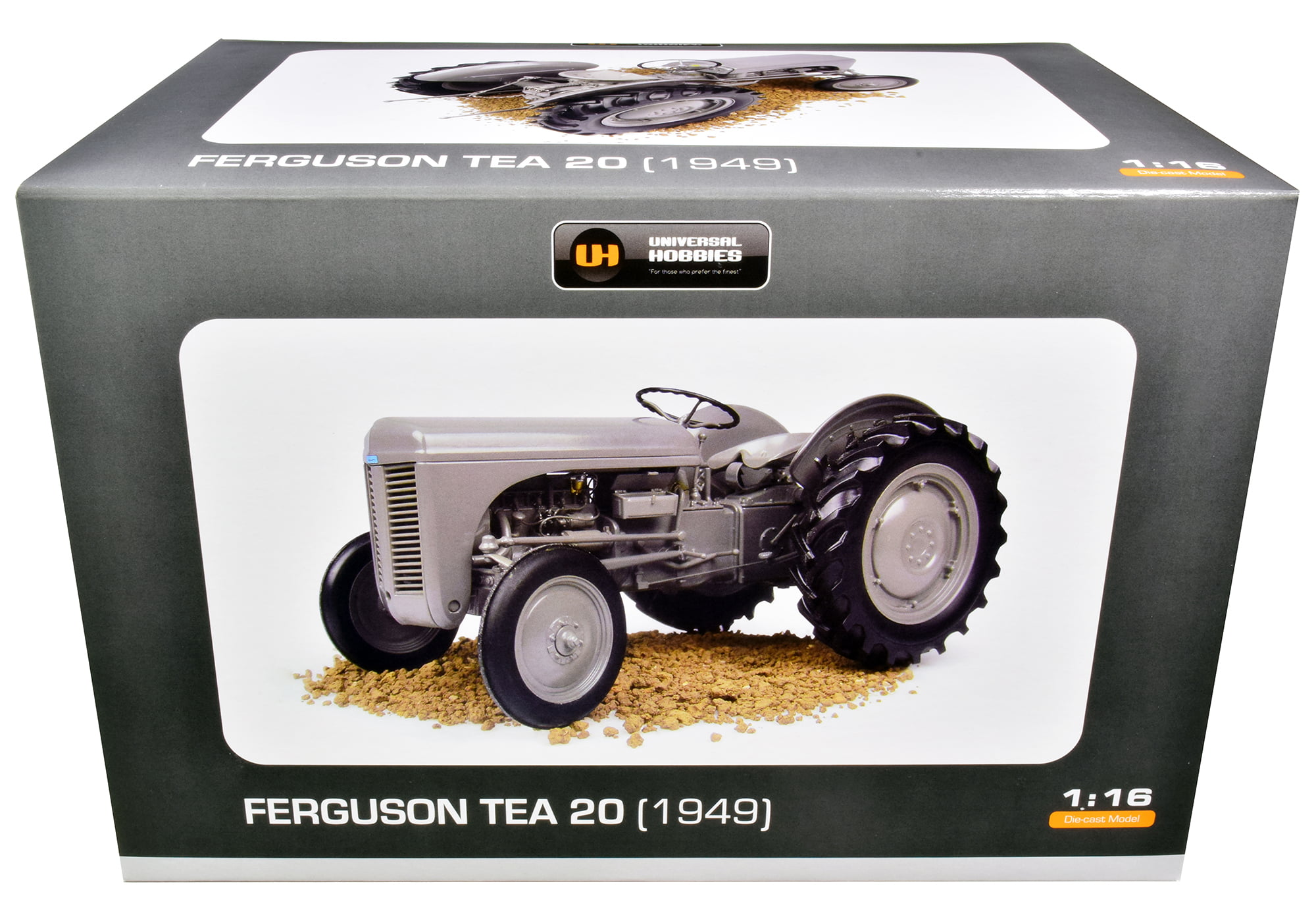 Universal Hobbies Ferguson Tea 20 Tractor Half Track Little Grey Fergie 1 16 for sale online 
