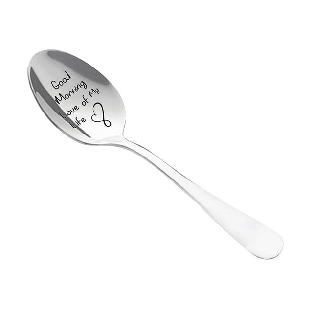 Wedding Gifts Valentine's Day Stainless Steel Long Handle Spoon Spoon Tableware Spoon Personalized Gift Spoo