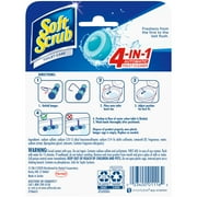 (6 pack) Soft Scrub 4-in-1 Rim Hanger Automatic Toilet Bowl Cleaner, Sapphire Waters, 1 Count