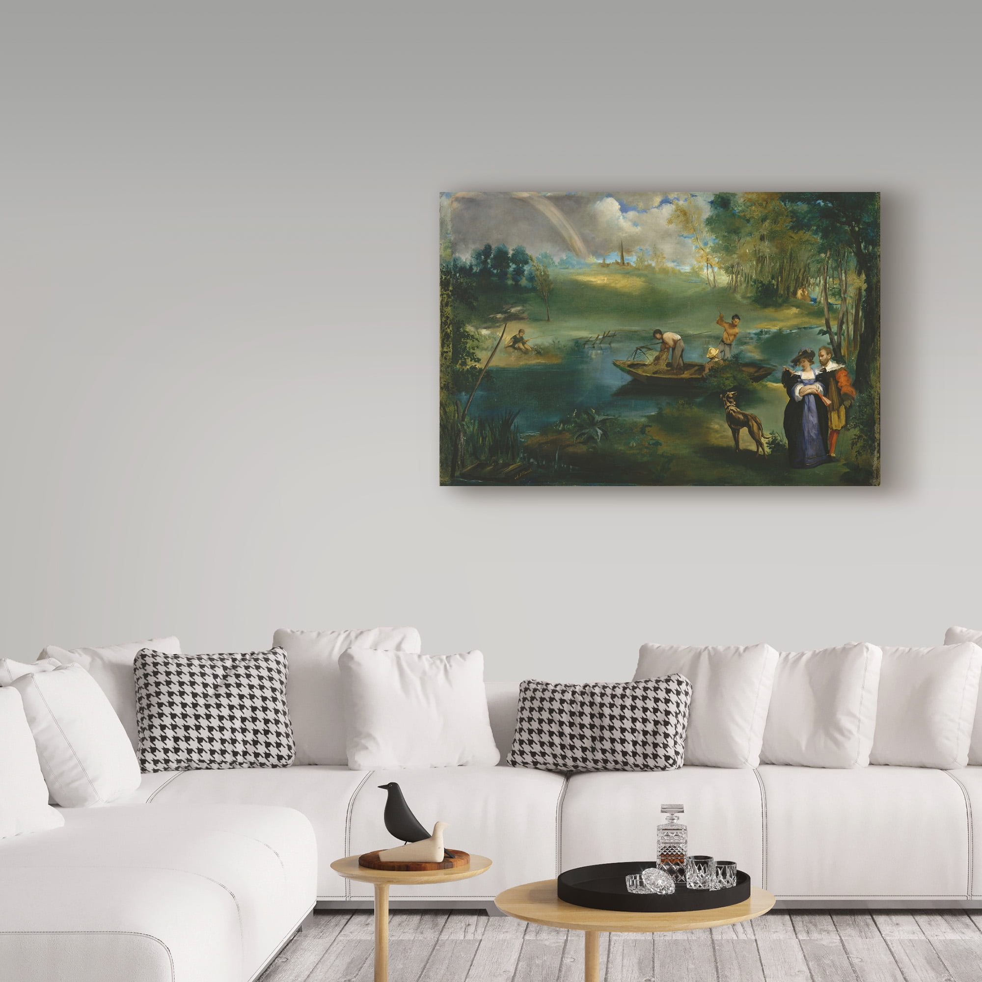Trademark Fine Art 'Fishing, c.1862-63' Canvas Art by Edouard Manet