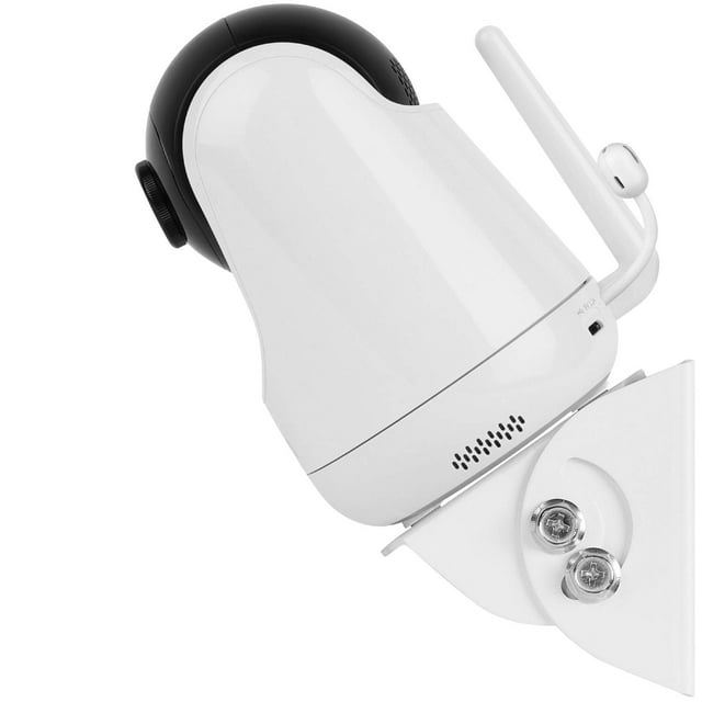 Uogw Soporte para monitor de bebé compatible con cámara VAVA Baby Monitor VA-IH006 / VA-IH009 / Hipp Baby Monitor, soporte de montaje en pared de ángulo ajustable, material de aleación de aluminio (bl