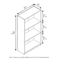 thumbnail image 2 of Estantería de almacenamiento Furinno Basic, 3 niveles, espresso Furinno Ver descripción, 2 of 7