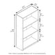 thumbnail image 2 of Estantería de almacenamiento Furinno Basic, 3 niveles, espresso Furinno Ver descripción, 2 of 7