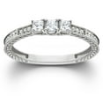 thumbnail image 2 of Silvago Jewel Handmade 1.3 Ct Princess Cut Lab Created Diamond Engagement Ring - 14K White Gold Plated Prong Set Women's Solitaire Ring - Perfect for Proposals and Anniversaries - Her Ring for Gift, 2 of 3