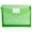 Green, variant on LUDJSKZ Hot Sale Office&Craft&StationeryPlastic Folders with Button Close And Removable Mark Label in Letter Size Endwise 8 Colors Suit Fo