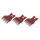 thumbnail image 2 of Peine de dientes anchos de 3 piezas, peine redondo, peine de dientes para desenredar el cabello, peine de textura compacta para uso en salón y hogar., 2 of 14