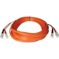 thumbnail image 2 of Eaton Tripp Lite Series Duplex Multimode 50/125 Fiber Patch Cable (SC/SC), 15M (50 ft.) - Patch cable - SC multi-mode (M) to SC multi-mode (M) - 15 m - fiber optic - duplex - 50 / 125 micron - orange, 2 of 2