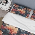 thumbnail image 4 of DESIGN ART Designart "Nostalgia Vintage Floral Pattern" Teal Cottage Bed Cover Set With 2 Shams Twin, 4 of 5