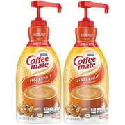 Nestle Coffee mate Coffee Creamer, Hazelnut, Concentrated Liquid Pump Bottle, Non Dairy, No Refrigeration, 50.7 Fl Oz (Pack of 2)
