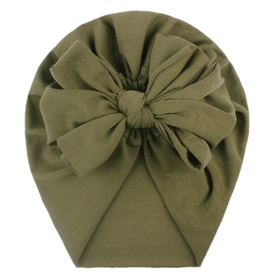 FRSASU Clearance Toddler Kids Baby Boys Girls Solid Bow Knotted Hat Beanie Headwear Accessories