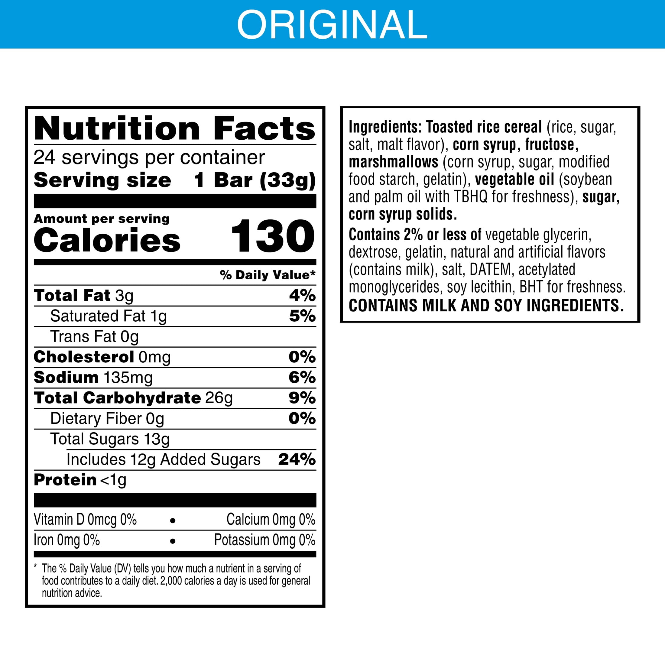 (4 pack) Rice Krispies Treats Homestyle Original Chewy Crispy Marshmallow Squares, Kids Snacks, 27.9 oz, 24 Count