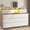 White, variant on 70" Long Dresser for Bedroom, 13 Fabric Drawers Dresser for Closet, Wide Chest of Drawers with 2 Open Shelves, Large TV Stand for 70,80 Inch TV, Wood Top, Rustic Brown