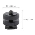 thumbnail image 2 of unbranded 4Ud Adaptador Para Montura De Flash Compatible Con Cámara Con Tornillo, 2 of 7