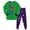Green, variant on gdxvjhbj Boy Pjs Kids Boys Girls Toddler Solid Holiday Daily Pajamas Pyjamas Sleepwear Set Holiday Size 7-8 (Orange,7-8 Years)