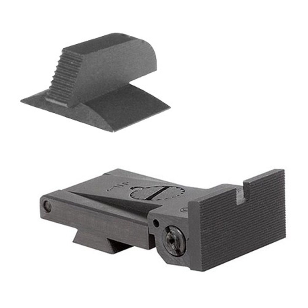 Kensight BoMar BMCS 1911 Sight Set Serrated Front Sights, Black 960