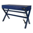 thumbnail image 6 of Wellington 46" Desk with Power in Lapis Blue Finish in Engineered Wood, 6 of 9