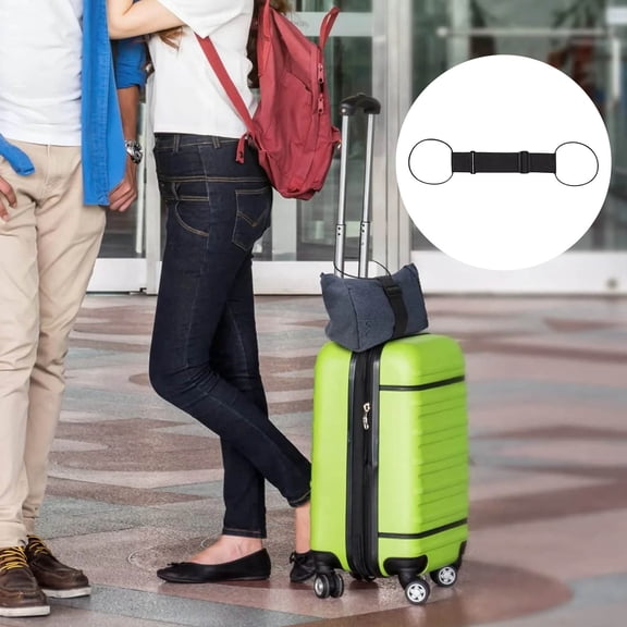 Toolix Elastic Fastening Belt For Luggage Luggage Straps For Suitcases Travel Belt For Luggage Backpack Luggage Strap Suitcase Strap Luggage Belt Elastic Fastening Belt Adjustable Luggage,A