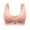 Pink, variant on Ltctricy Women's Plus Size Lace Bralettes Seamless Lightly Lined Full Coverage Front Closure Bras Wireless Everyday Bras(Pink,11X-Large)