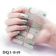 thumbnail image 1 of Pegatinas de uñas negras 3D, cubierta completa, pegatinas brillantes para decoración de uñas, autoadhesivas para manicura, 1 of 4