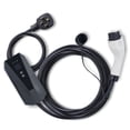 thumbnail image 2 of Level 2 Portable EV Charger 32 Amp 240V with 28ft Cable NEMA 14-50 Plug Adjustable 16 20 24 32A Current for SAE J1772 Electric Vehicles, 2 of 7