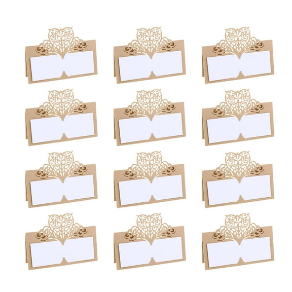 OUNONA 24Pcs Butterfly Paper Place Cards for Wedding Party, Creative Multi-Color Name Tags, Elegant Table Decoration