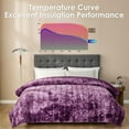 thumbnail image 3 of Heated Blanket Queen Size Faux Fur Electric Blanket with Heating Levels & Hours Auto Off Portable Soft Cozy Sherpa Washable Blanket with Fast Heating Grey x es, 3 of 8