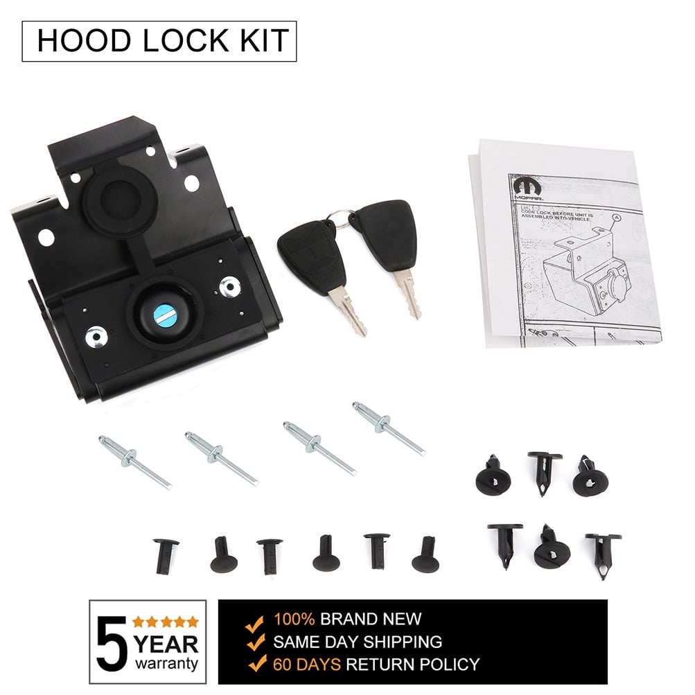 Front Locking Latch Catch Hood Hood Kit 2pcs Lock For 2007-2018
