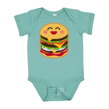 

Inktastic Hamburger Kawaii Gift Baby Boy or Baby Girl Bodysuit