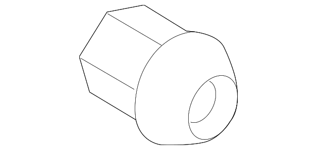 Genuine OE Land-Rover Wheel Lug Nut - LR056214