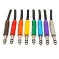 thumbnail image 2 of Hosa TTS-830 Balanced TT Patch Cable 8-pack 1 foot, 2 of 4