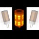 thumbnail image 5 of 4 Bombillas G4 de 1400-1800 K, 12 V, Bajo Voltaje, Lámpara de Llama, Decoración de Ambientes, Bombillas Festivas, Candelabros, Bombillas de Cristal, CC 12 V, 5 of 8
