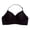 Black-03, variant on Halter Neck Wireless Bras for Women Removable Adjustable Straps Seamless Fixed Cup Everyday No Show Bra