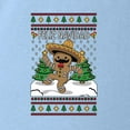 thumbnail image 3 of Wild Bobby Feliz Navidad Dancing Gingerbread Man Sweater | Holiday Women Graphic Tee, 3 of 5