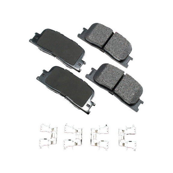 Rear Brake Pad Set - Compatible with 2001 - 2003 Toyota Highlander 2002