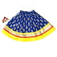 thumbnail image 2 of Chandrakala Kids Lehenga Choli Set for Girls Indian Traditional Party Wear Dress Skirt Tops-1.5-3 Years, Blue-Gold (KL101BLU2), 2 of 4