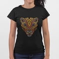 thumbnail image 1 of Playera Jaguar Huichol Moda Animal Dama Once  Playera manga corta, 1 of 4
