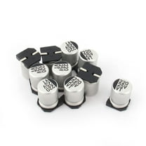 Unique Bargains 10pcs 220uF 25V SMD Aluminum Electrolytic Capacitors 8mm x 10mm