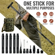 Hiking Poles, Multifunctional Hiking & Walking Sticks for Men and Women, Survival Trekking Poles for Camping Backpacking, with Portable Pouch