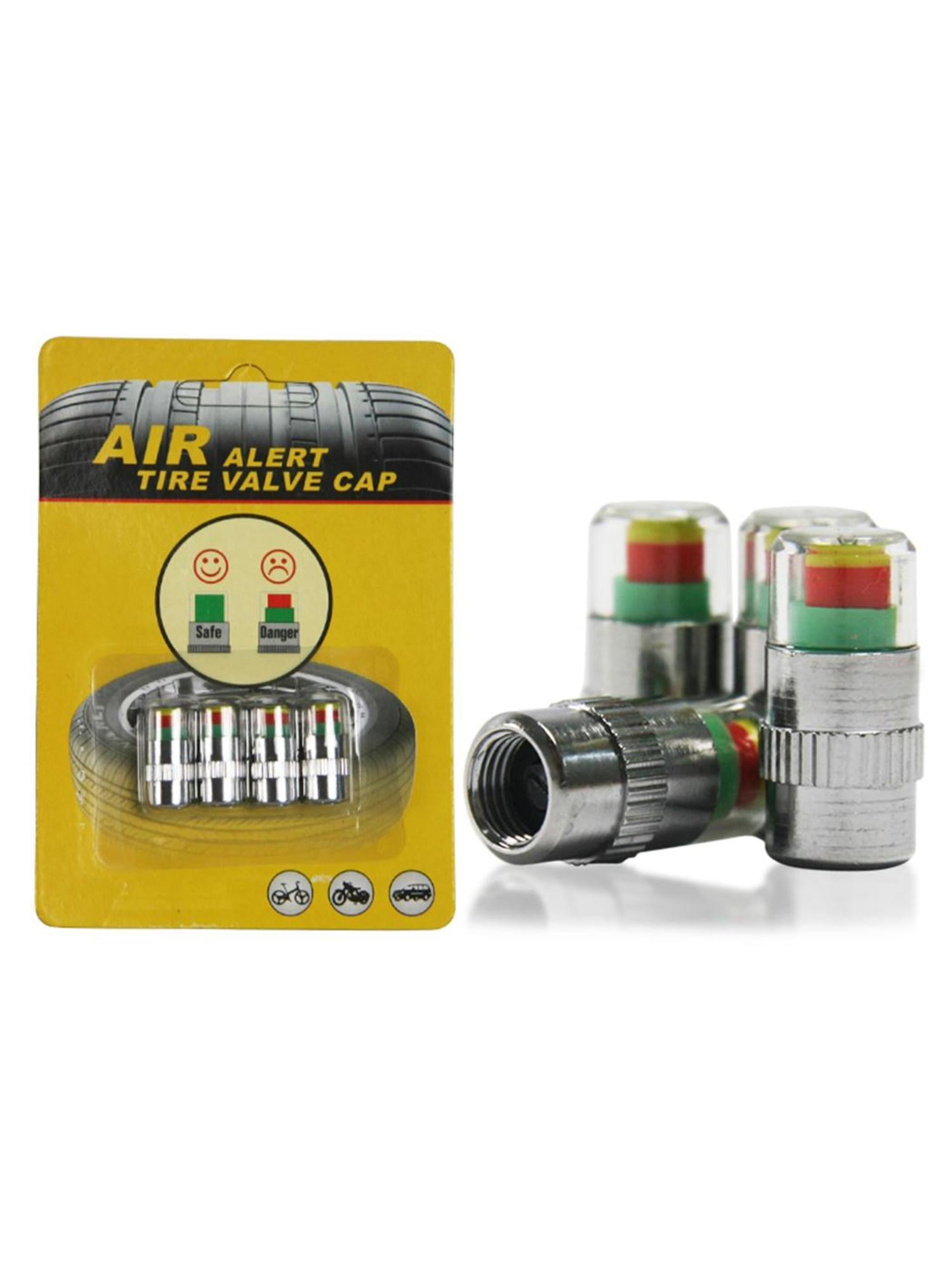 Car Tire Pressure Indicator Valve Stem Caps Air Alert Tire Valve Cap