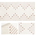thumbnail image 4 of Sm:)e Farmhouse Rustic Caramel Boho Table Runner 12x90 Inch, Holiday Macrame Burlap Kitchen Dining Table Decoration for Home Party Decor, 4 of 7